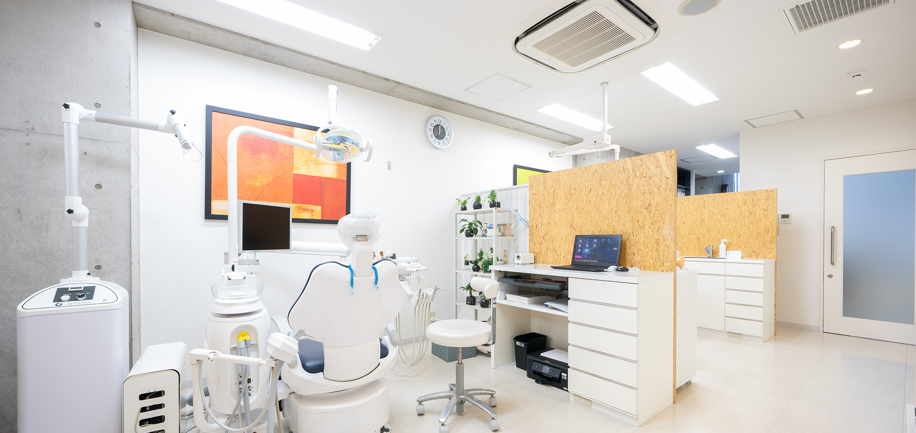人形町・水天宮前の歯医者 アライヴ歯科医院の施術室